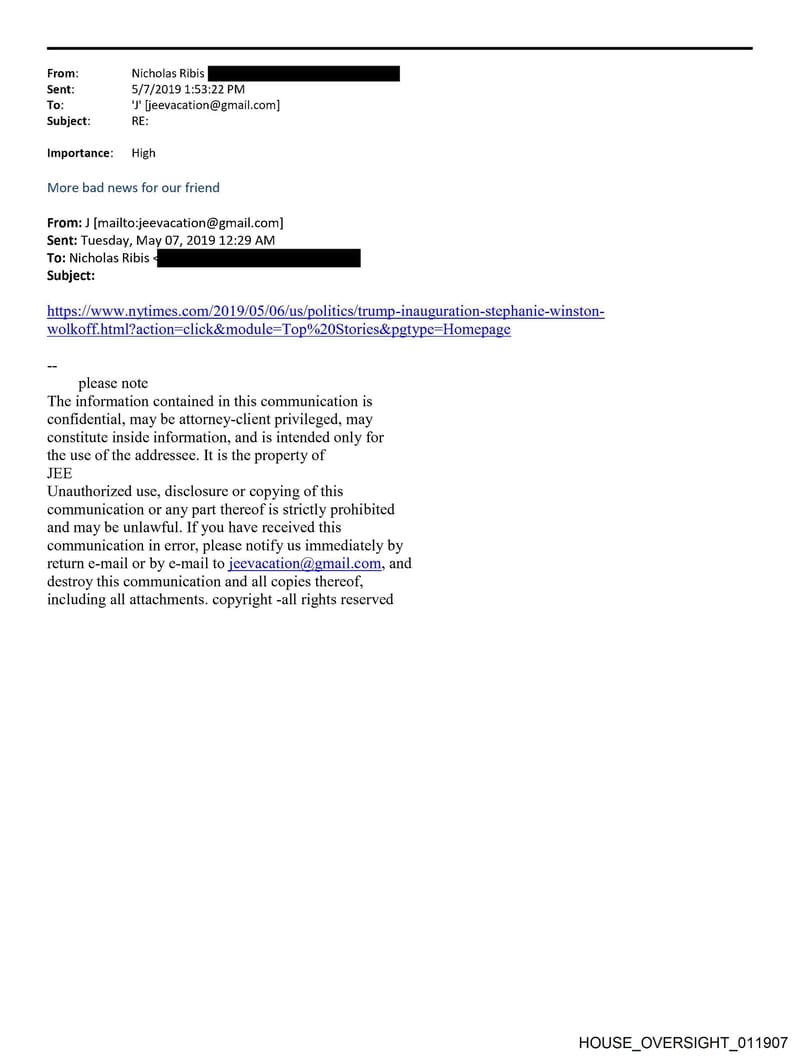 HOUSE OVERSIGHT 011907