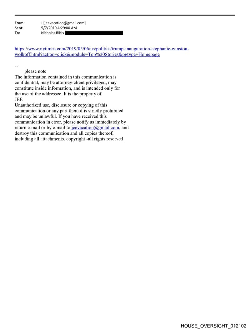 HOUSE OVERSIGHT 012102