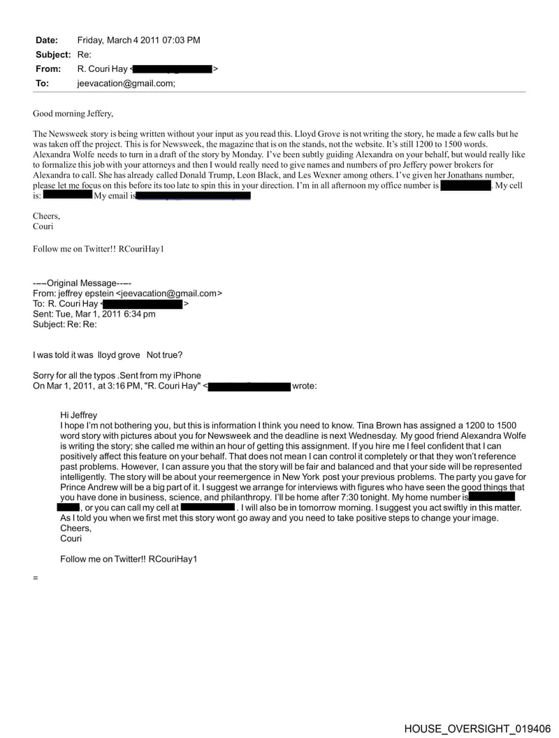 HOUSE OVERSIGHT 019406