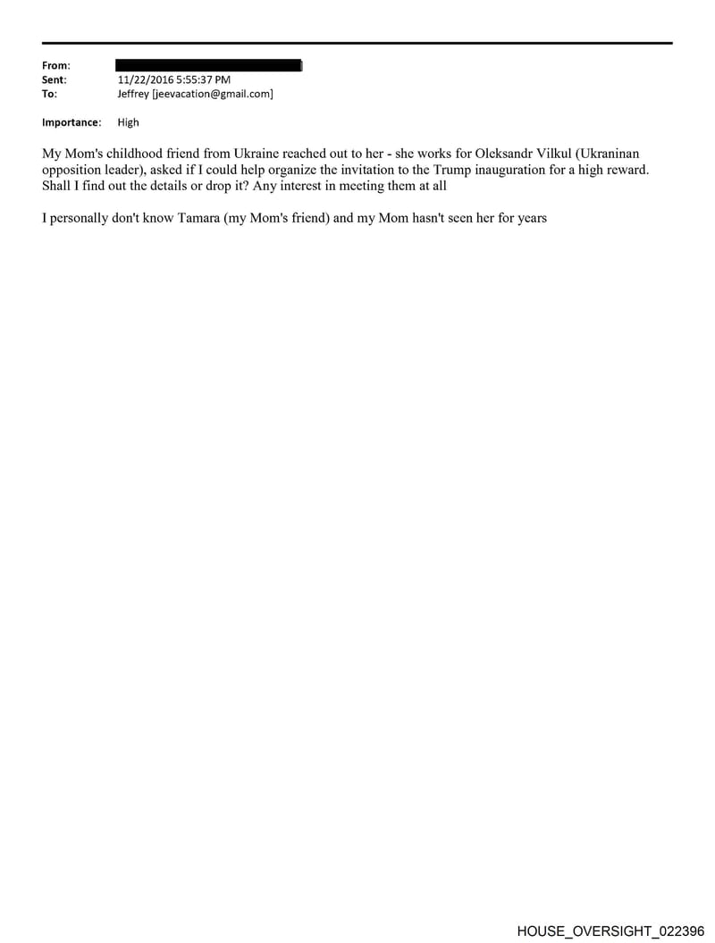 HOUSE OVERSIGHT 022396
