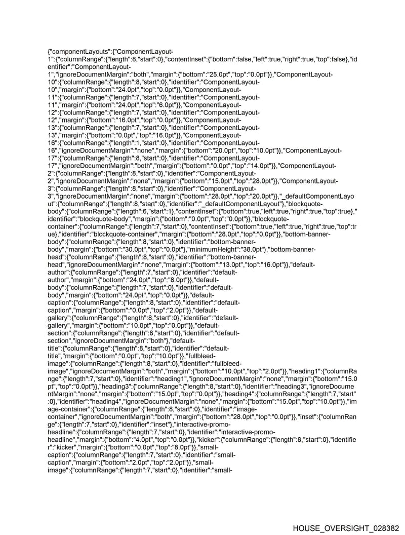 HOUSE OVERSIGHT 028382