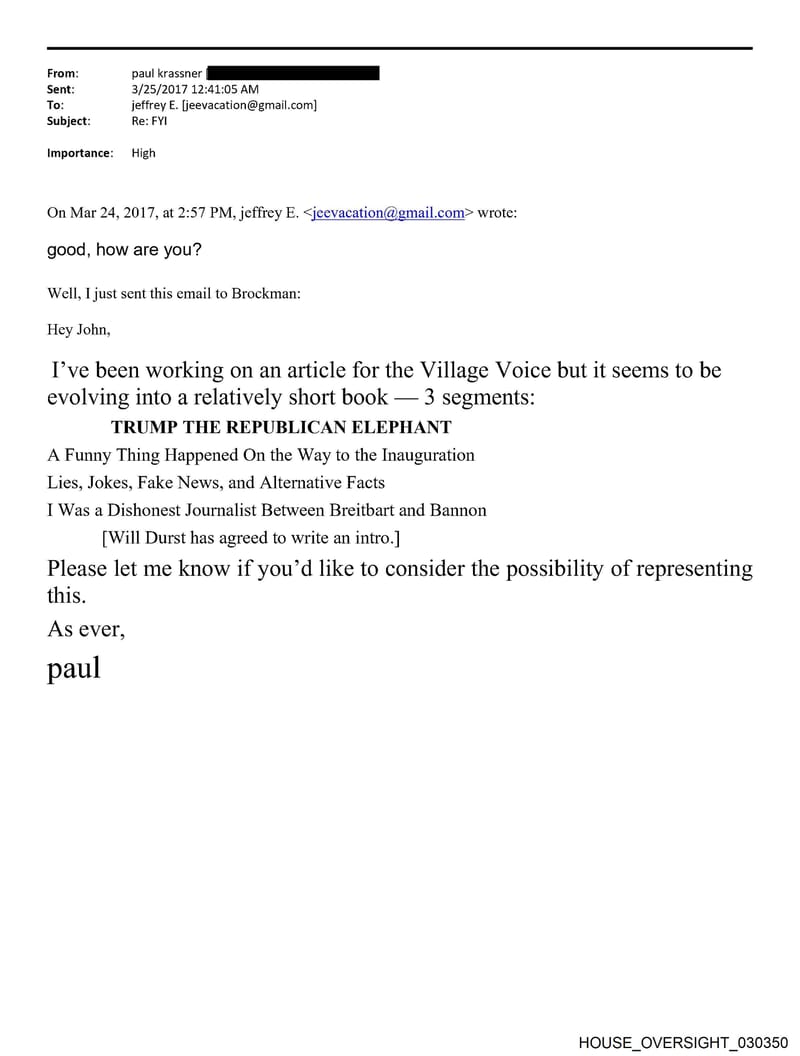 HOUSE OVERSIGHT 030350