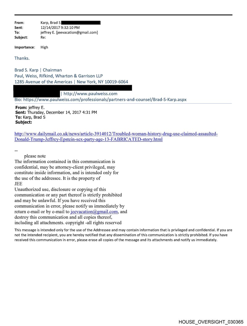 HOUSE OVERSIGHT 030365