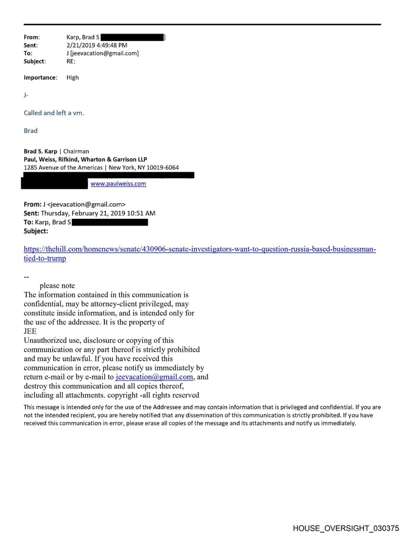 HOUSE OVERSIGHT 030375