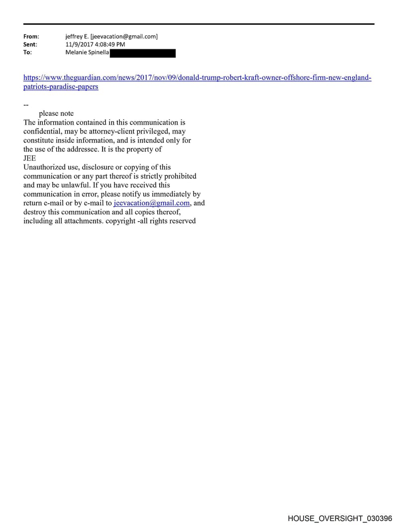 HOUSE OVERSIGHT 030396
