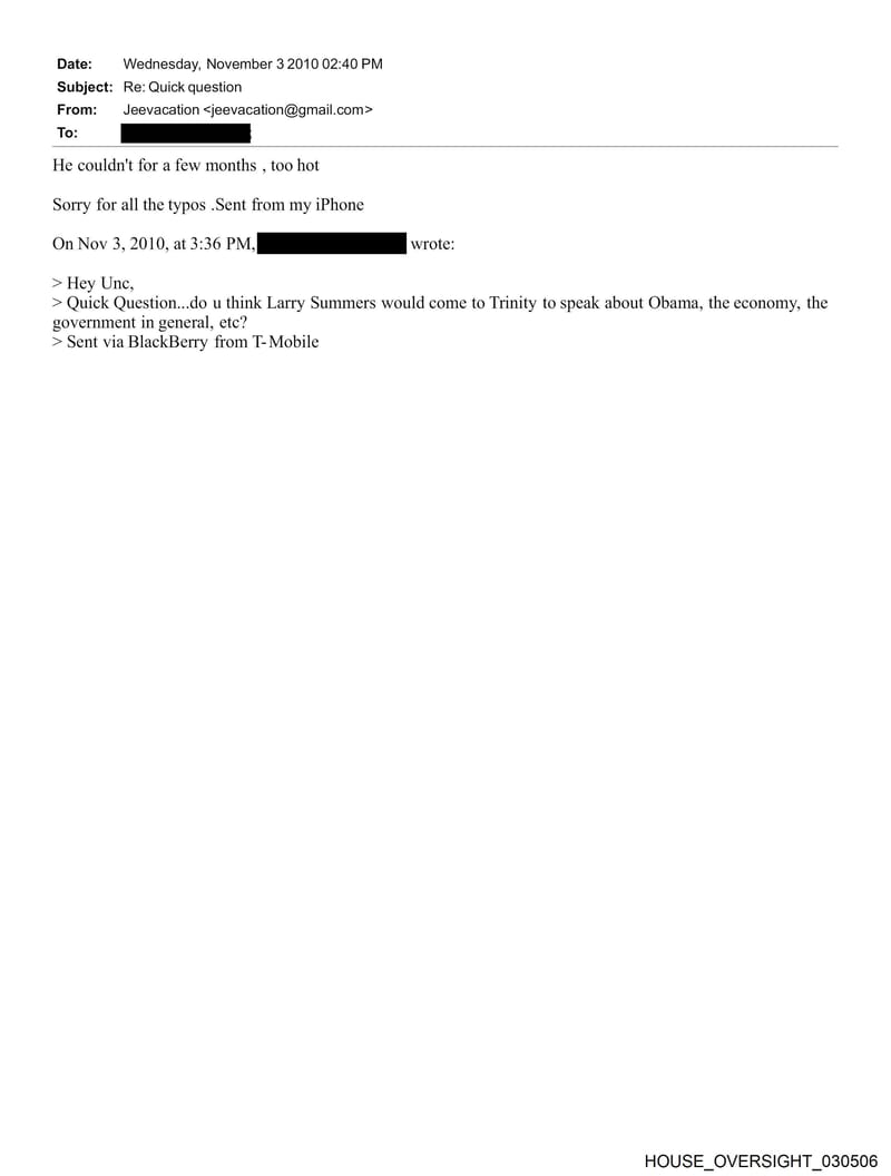 HOUSE OVERSIGHT 030506