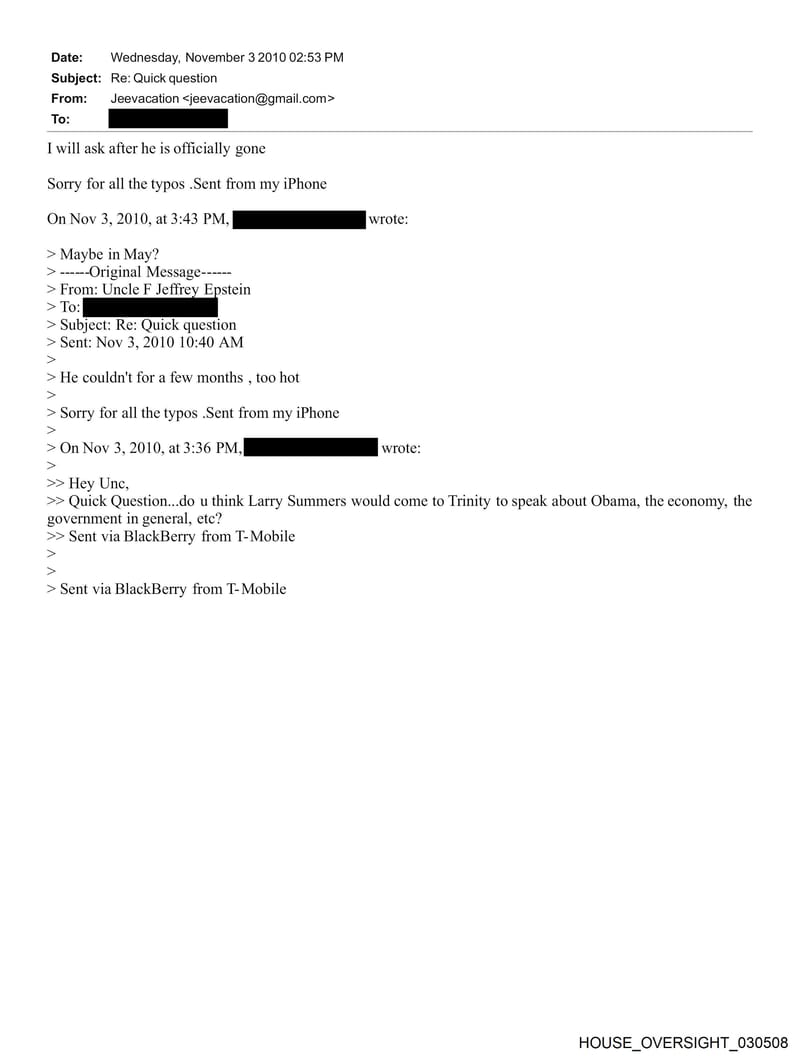 HOUSE OVERSIGHT 030508