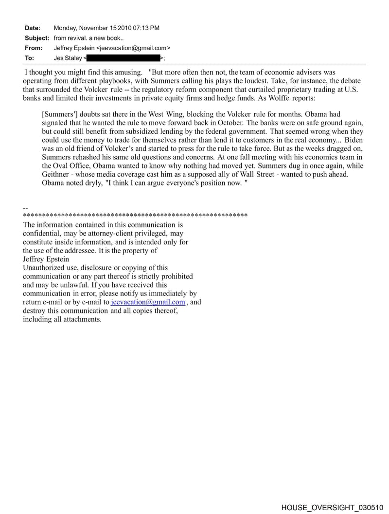 HOUSE OVERSIGHT 030510