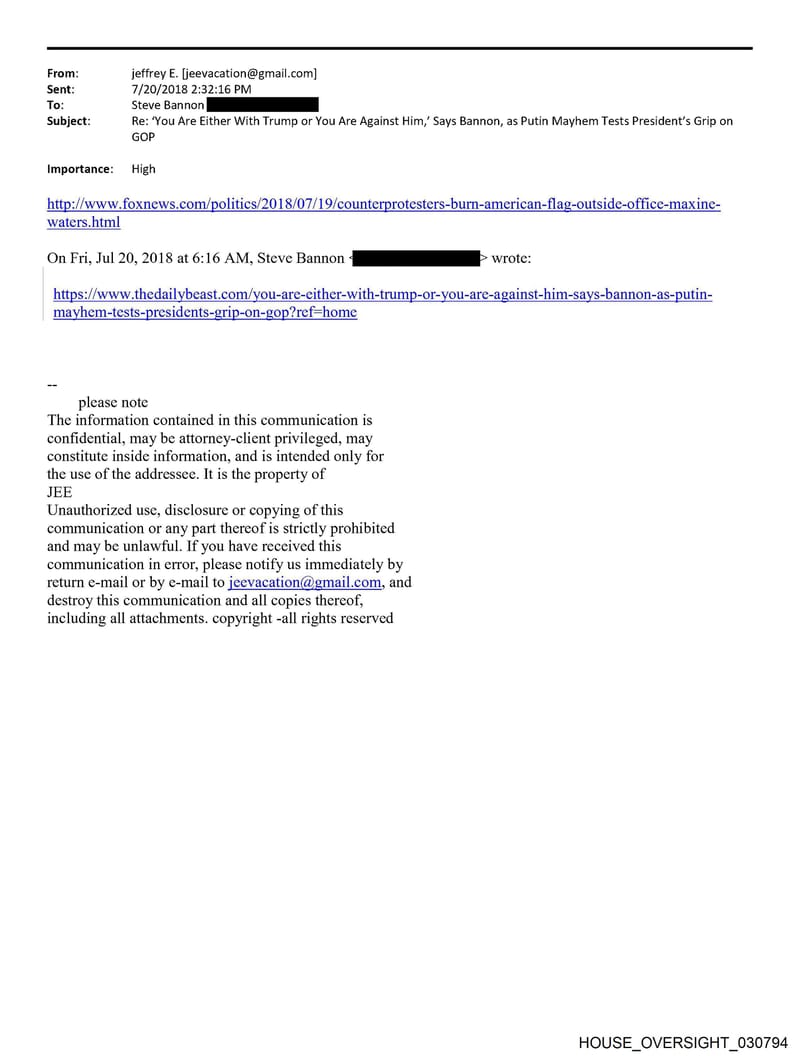 HOUSE OVERSIGHT 030794