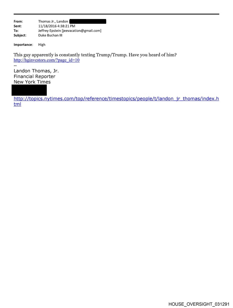 HOUSE OVERSIGHT 031291