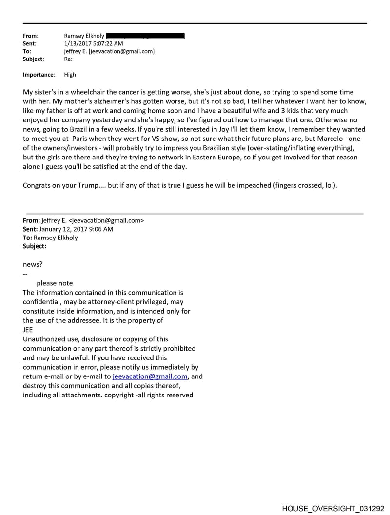 HOUSE OVERSIGHT 031292