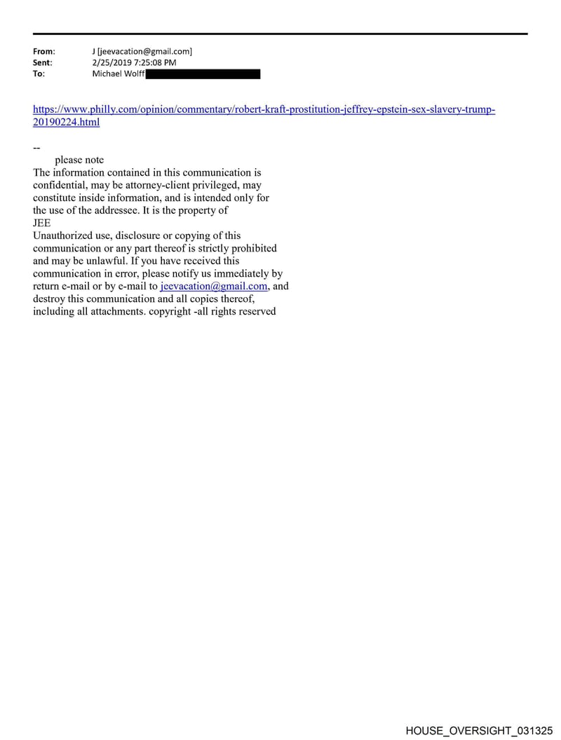 HOUSE OVERSIGHT 031325