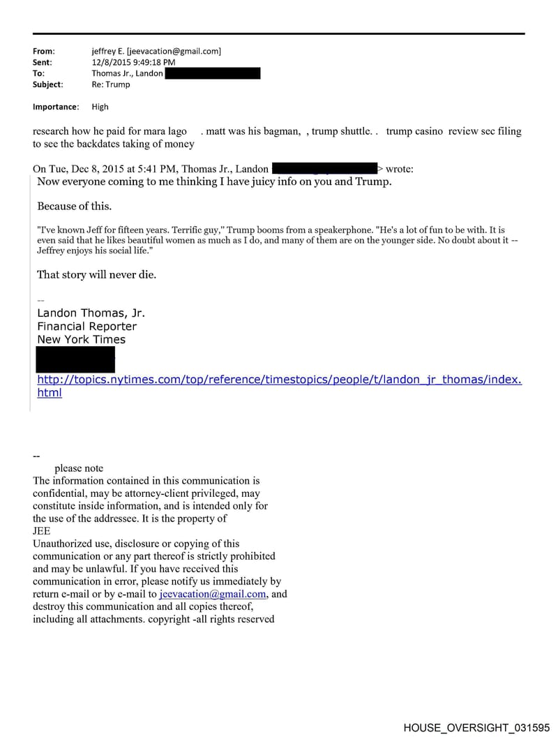 HOUSE OVERSIGHT 031595