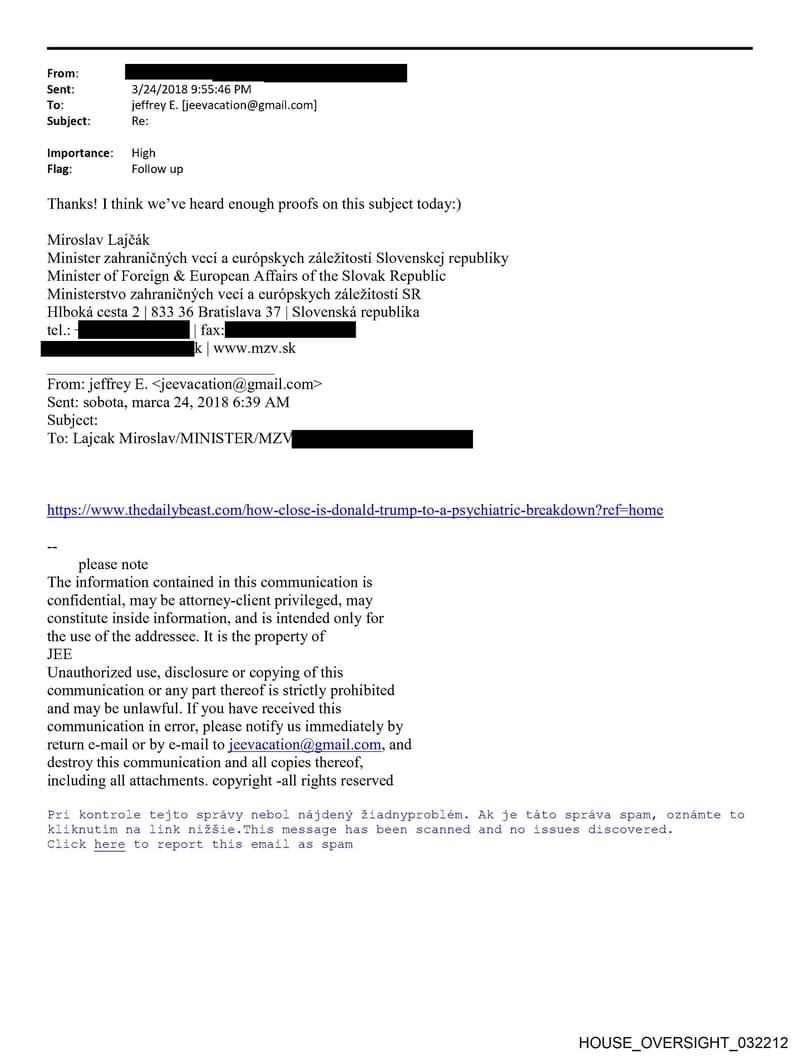 HOUSE OVERSIGHT 032212