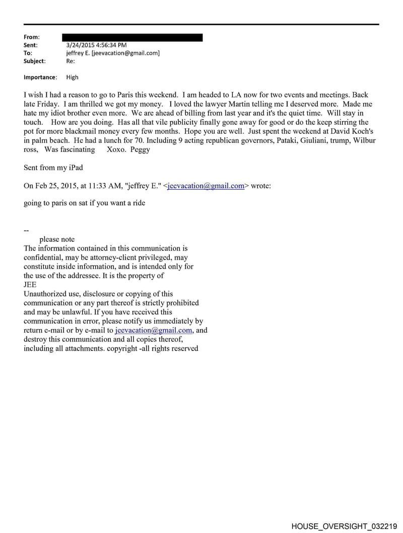 HOUSE OVERSIGHT 032219