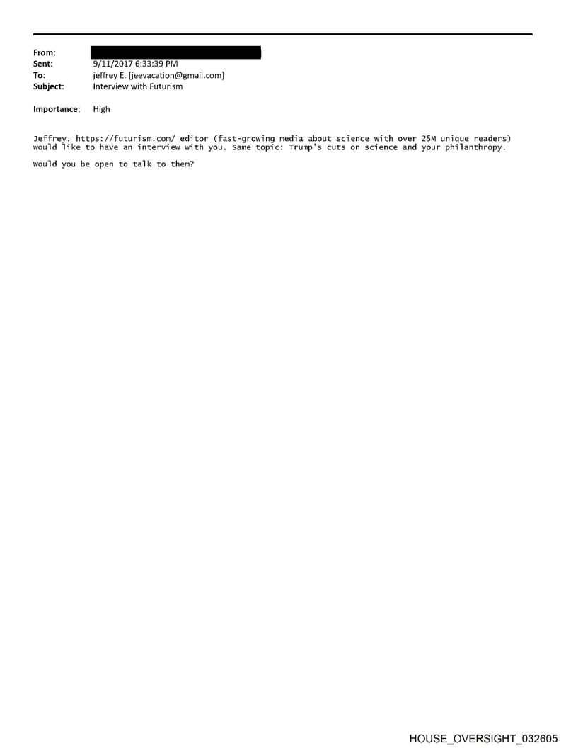 HOUSE OVERSIGHT 032605
