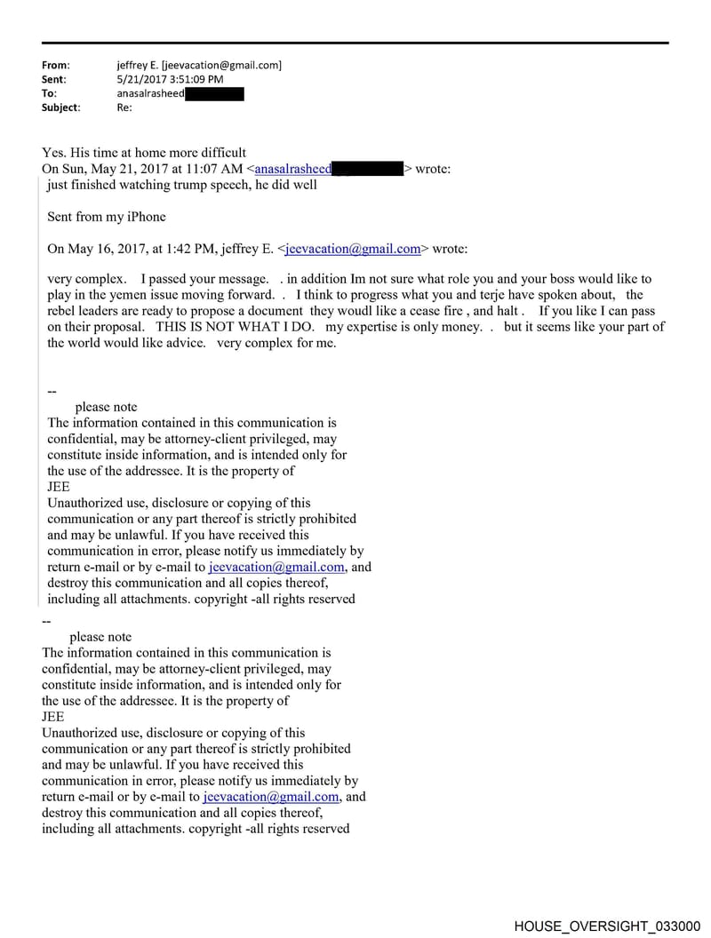 HOUSE OVERSIGHT 033000
