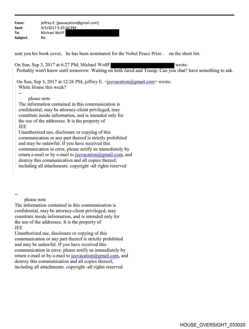 HOUSE OVERSIGHT 033020