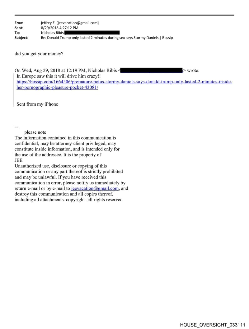 HOUSE OVERSIGHT 033111