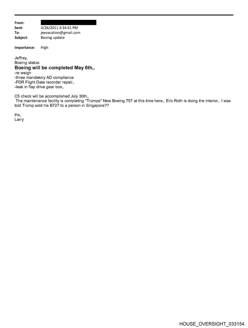 HOUSE OVERSIGHT 033154