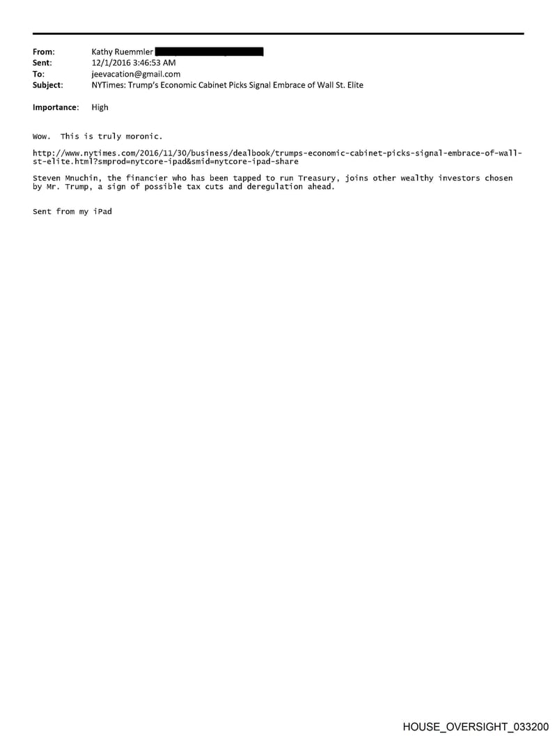 HOUSE OVERSIGHT 033200
