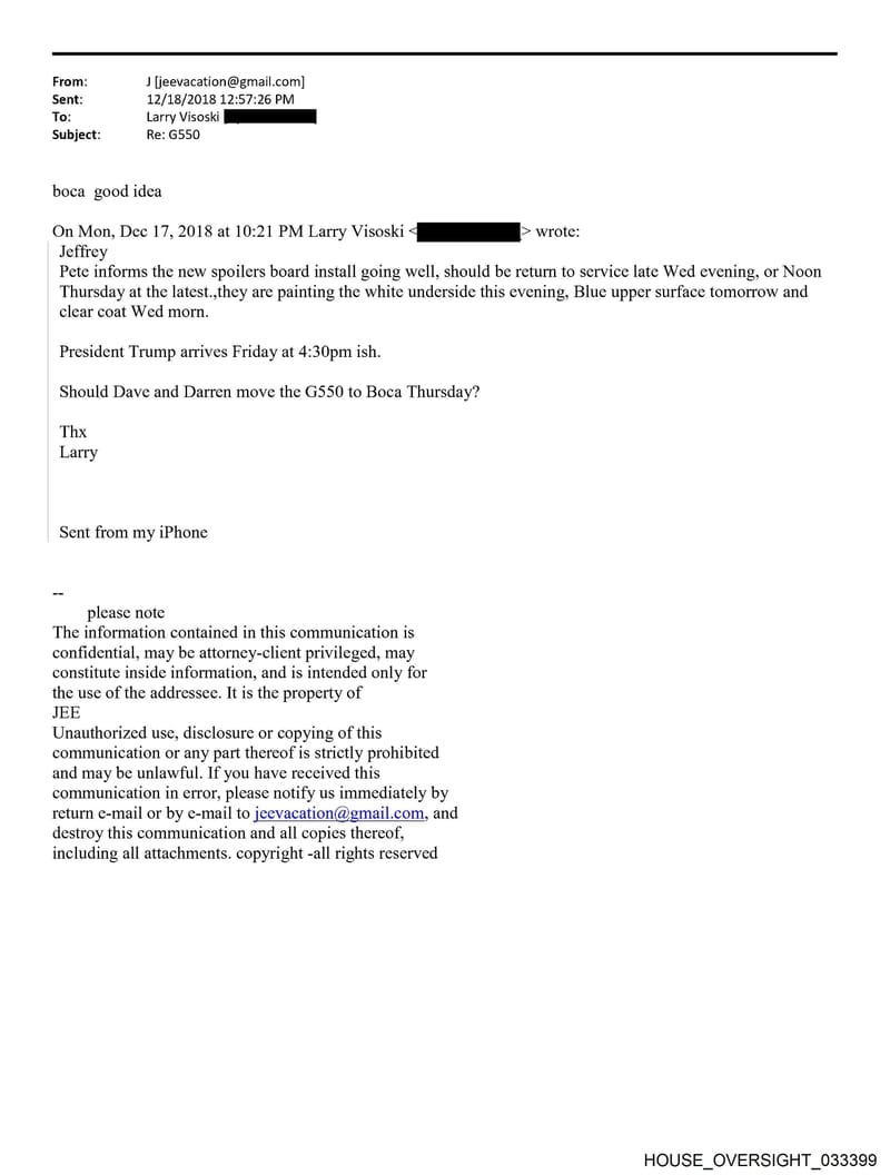 HOUSE OVERSIGHT 033399